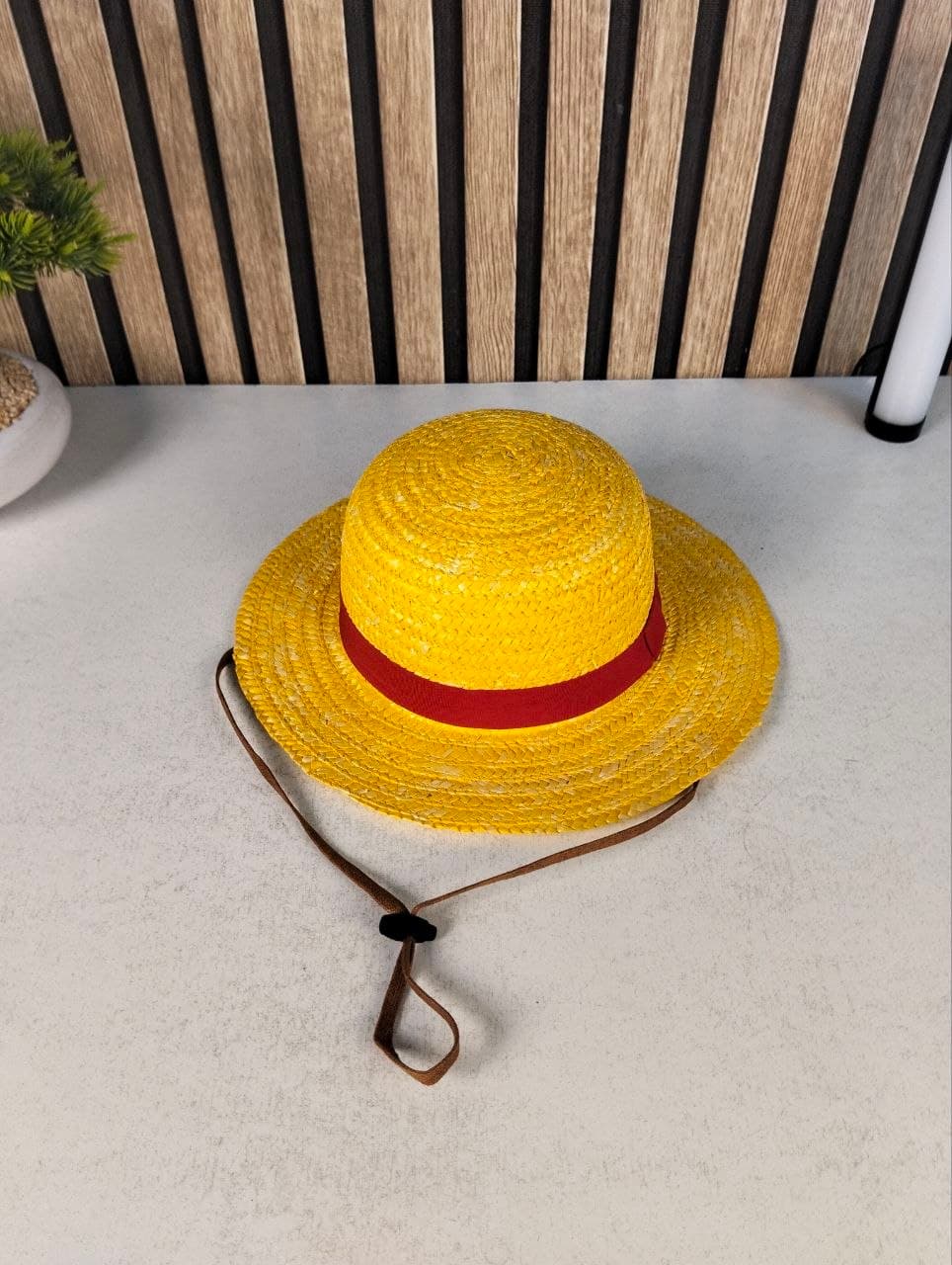 Chapeau de Paille Iconique de Luffy - Cosplay Anime One Piece - قبعة قش لوفي الأسطورية الشهيرة لعشاق أنمي ون بيس - Camping et Randonnée - صورة حقيقية 13