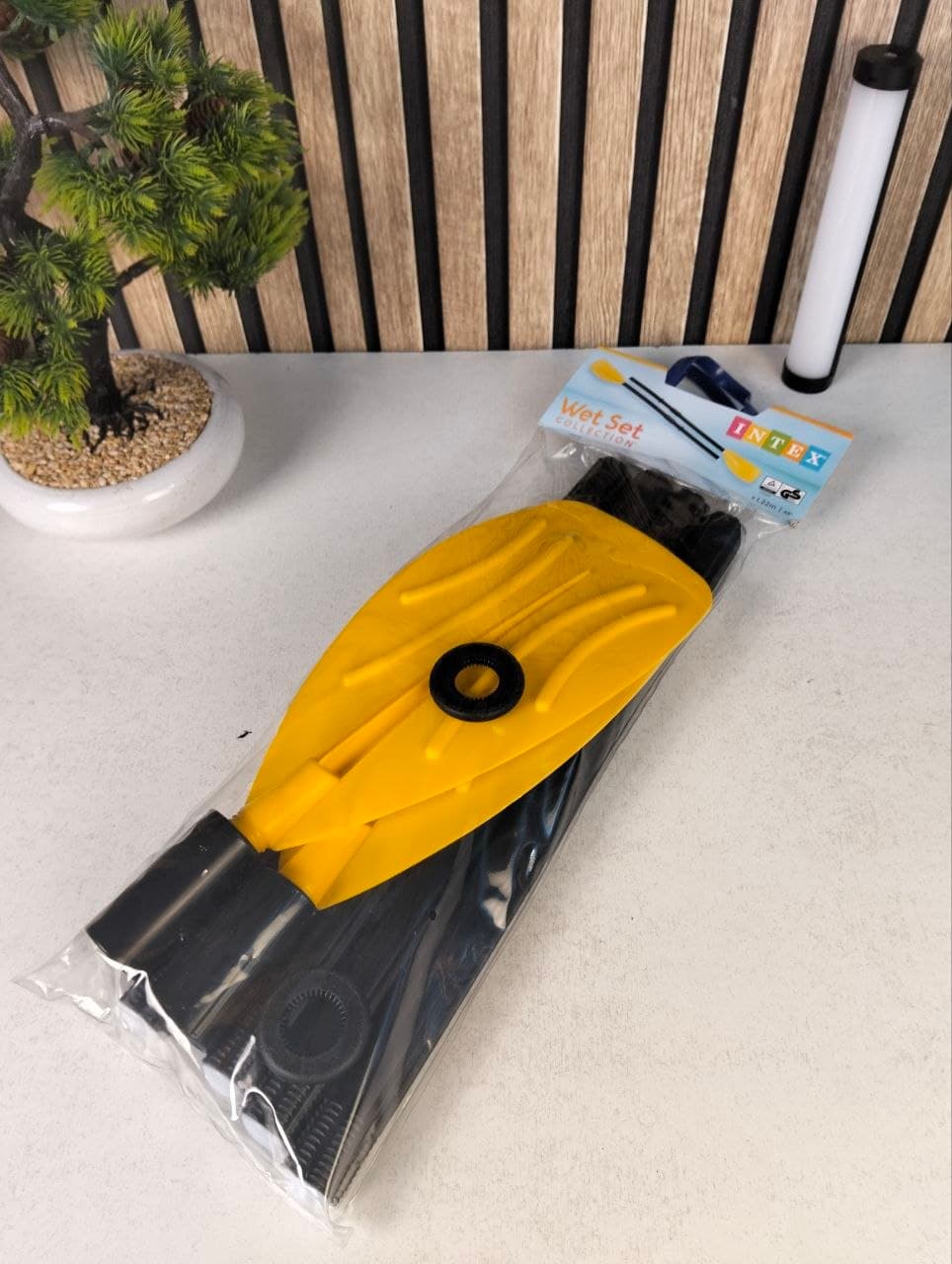 Paire de Rames Intex 122 cm en PVC Robuste Démontables en 3 Pièces pour Kayak et Bateau - طقم مجاديف متينة - Vacance & Loisir - صورة حقيقية 10
