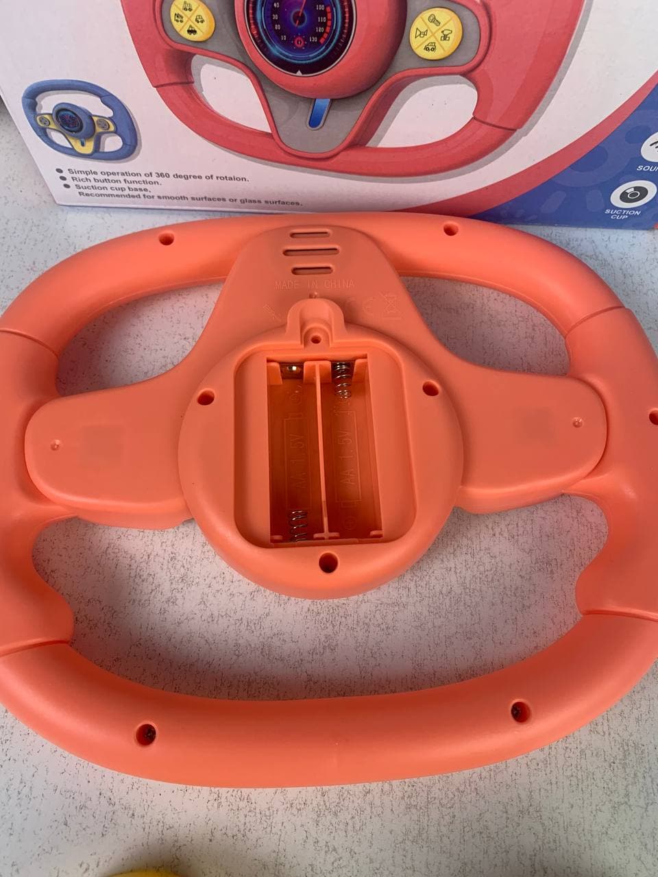 Jouet Volant Interactif pour Enfants KX3702 - لعبة مقود القيادة التفاعلية للأطفال (تعليمية وممتعة) - Jouet & Gaming - صورة حقيقية 10