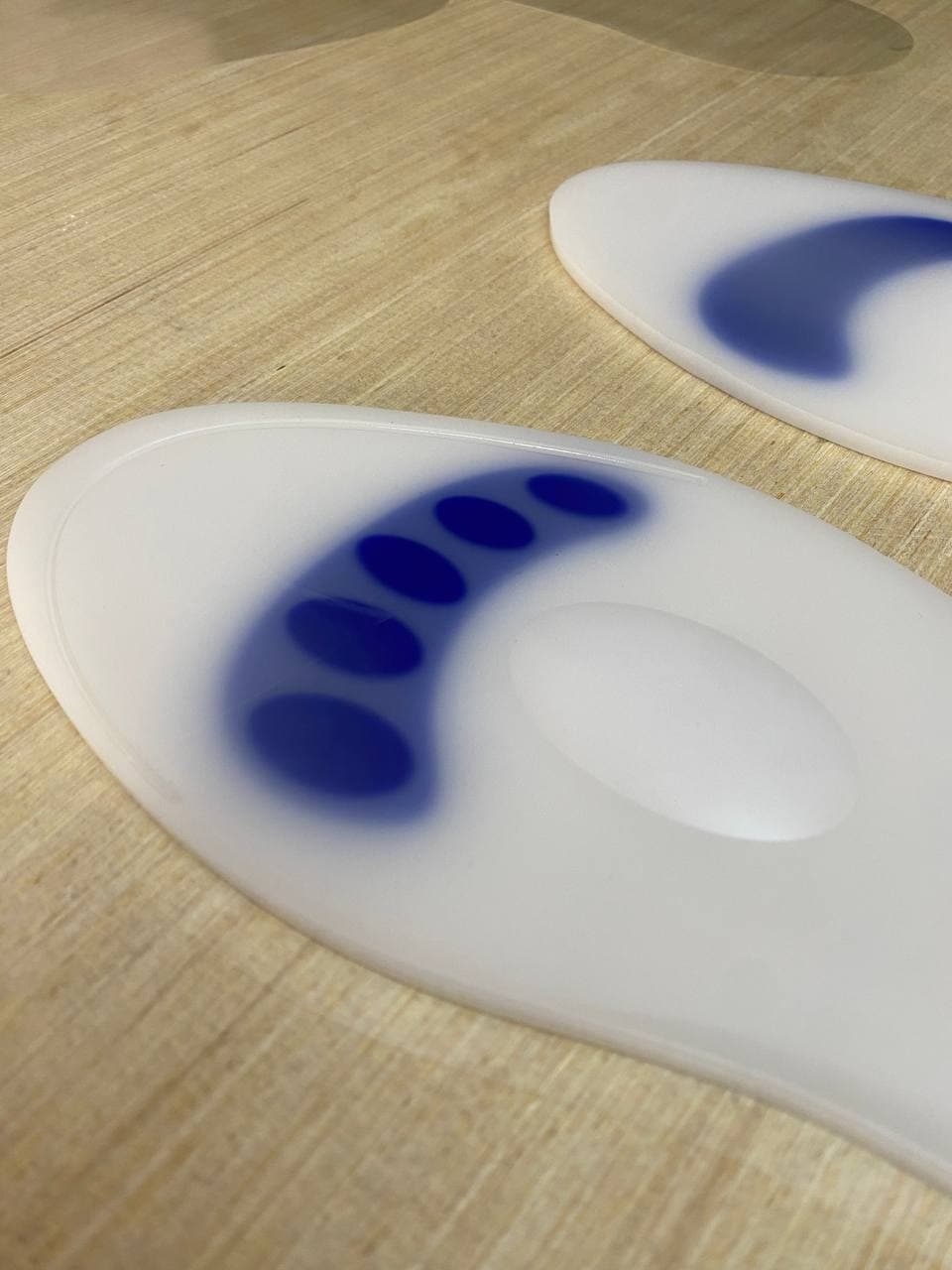 Paire de semelles en silicone souple coussinet complet pour les pieds — صورة حقيقية 6