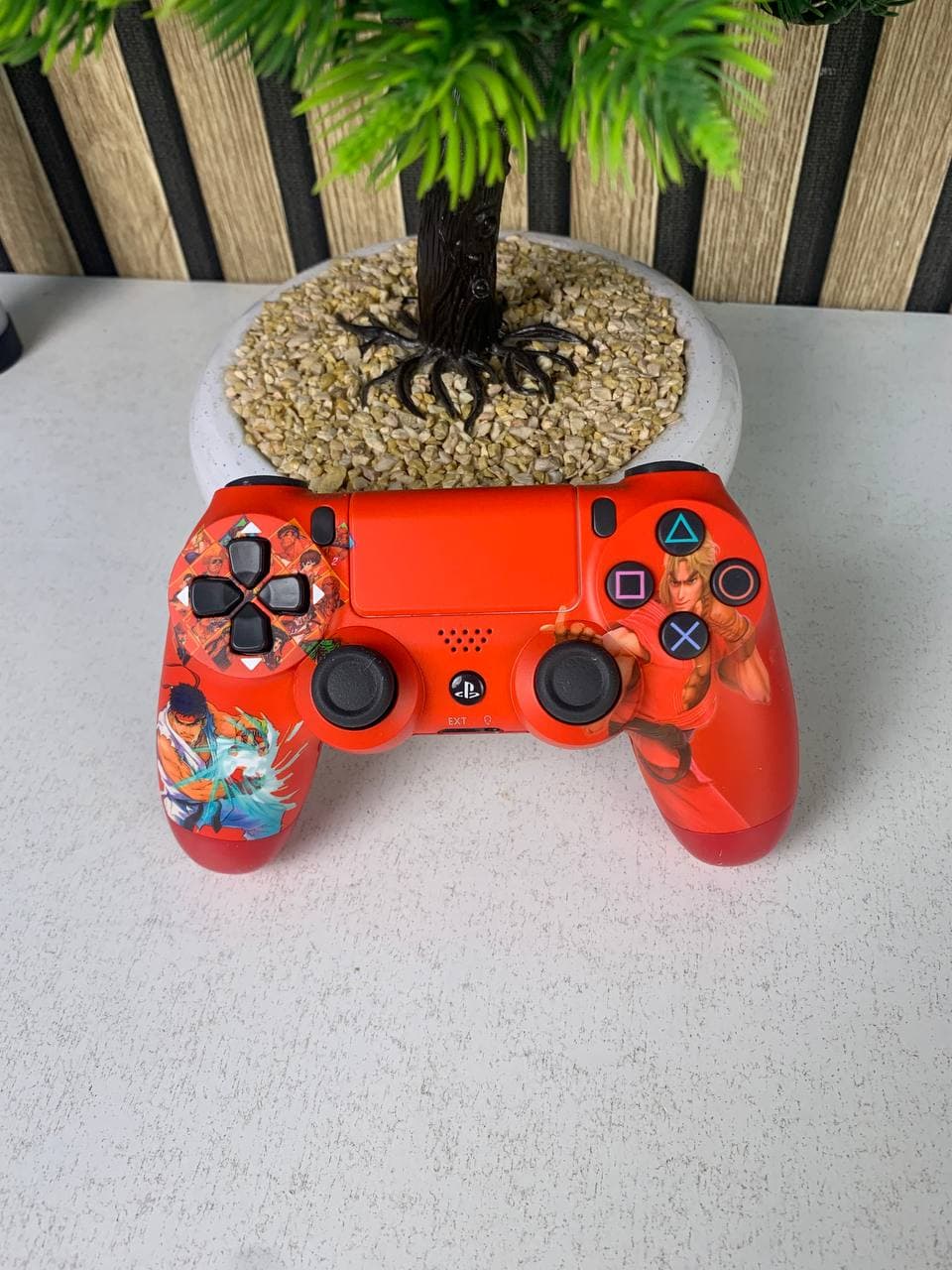 يد تحكم لاسلكية PS4 | SONY DualShock High Copy | Edition Street Fighter — صورة حقيقية 3
