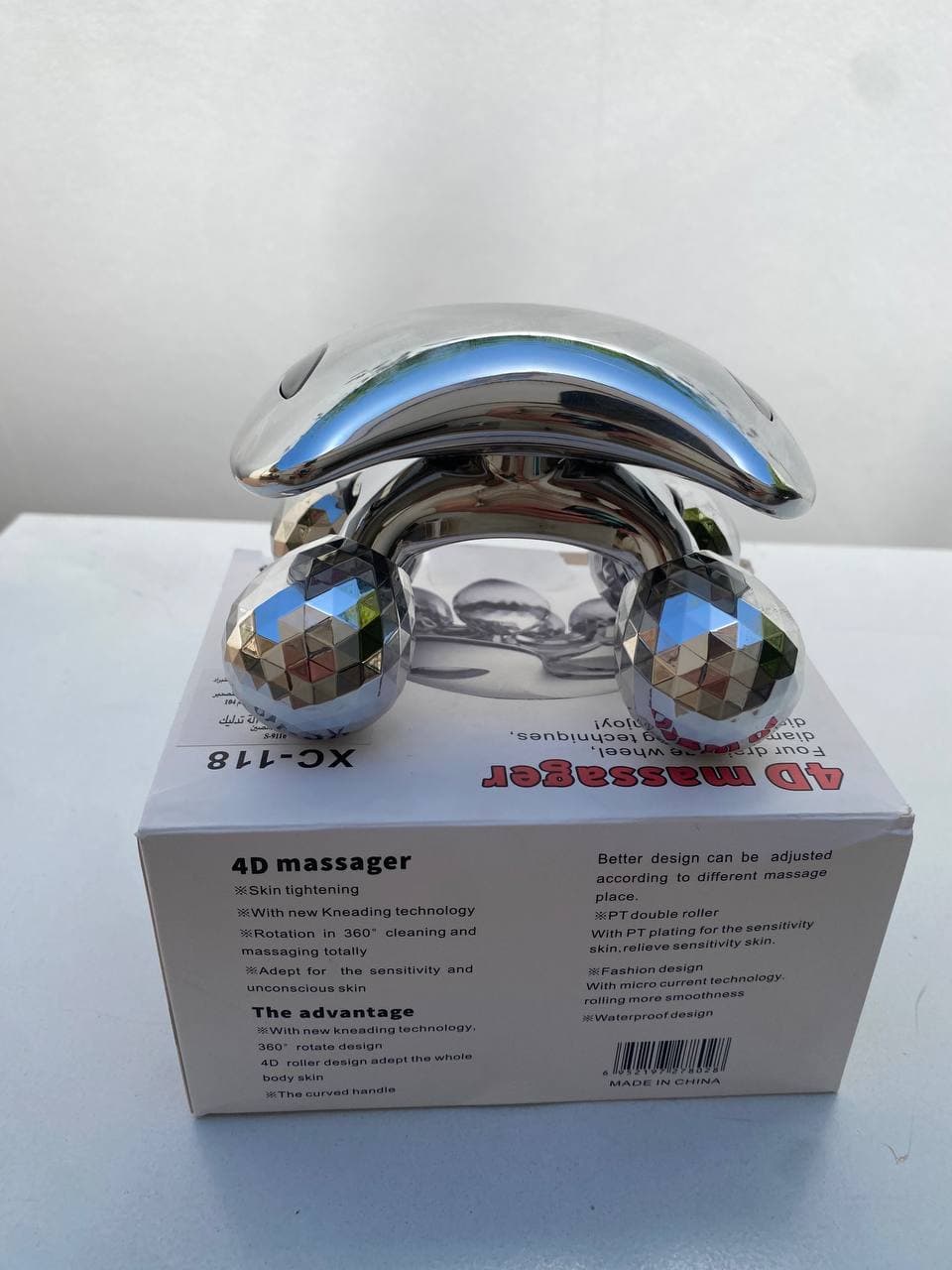 Rouleau de massage 4D pour visage et le corps — صورة حقيقية 9