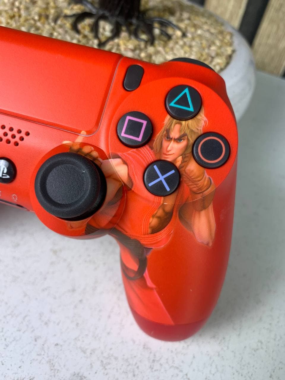 يد تحكم لاسلكية PS4 | SONY DualShock High Copy | Edition Street Fighter — صورة حقيقية 7