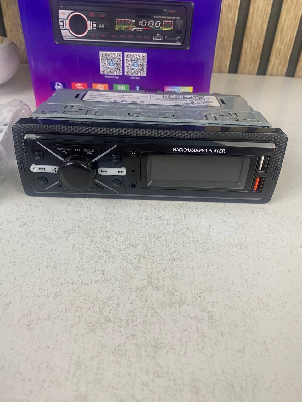 Autoradio MP3 Multimedia Player 1 DIN Bluetooth - جهاز راديو ومشغل وسائط السيارات مزود ببلوتوث - Accessoires Auto/Moto - صورة حقيقية 14