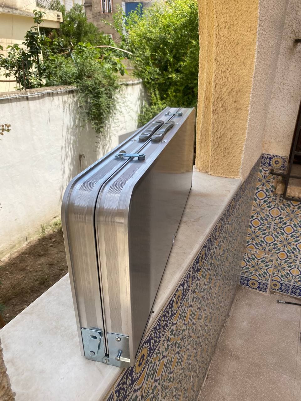 Table Aluminium Pliante 4 Places , Extérieure et Camping — صورة حقيقية 8