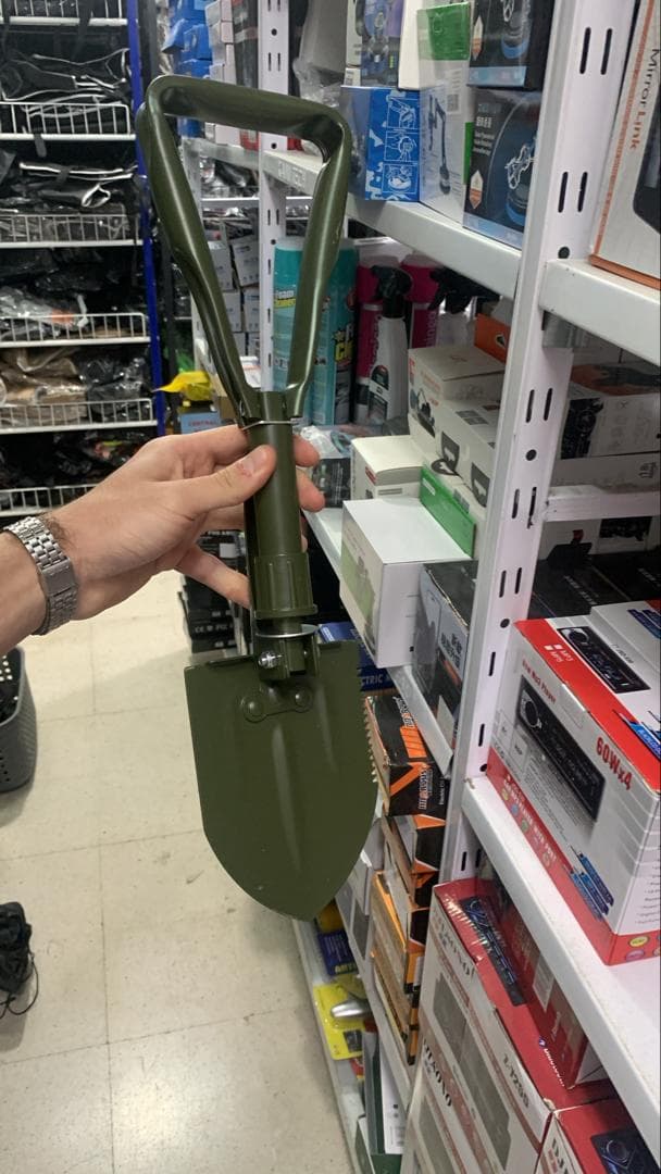 Pelle multifonction pliable avec sac de rangement ,outil de jardin , camping et urgences — صورة حقيقية 6