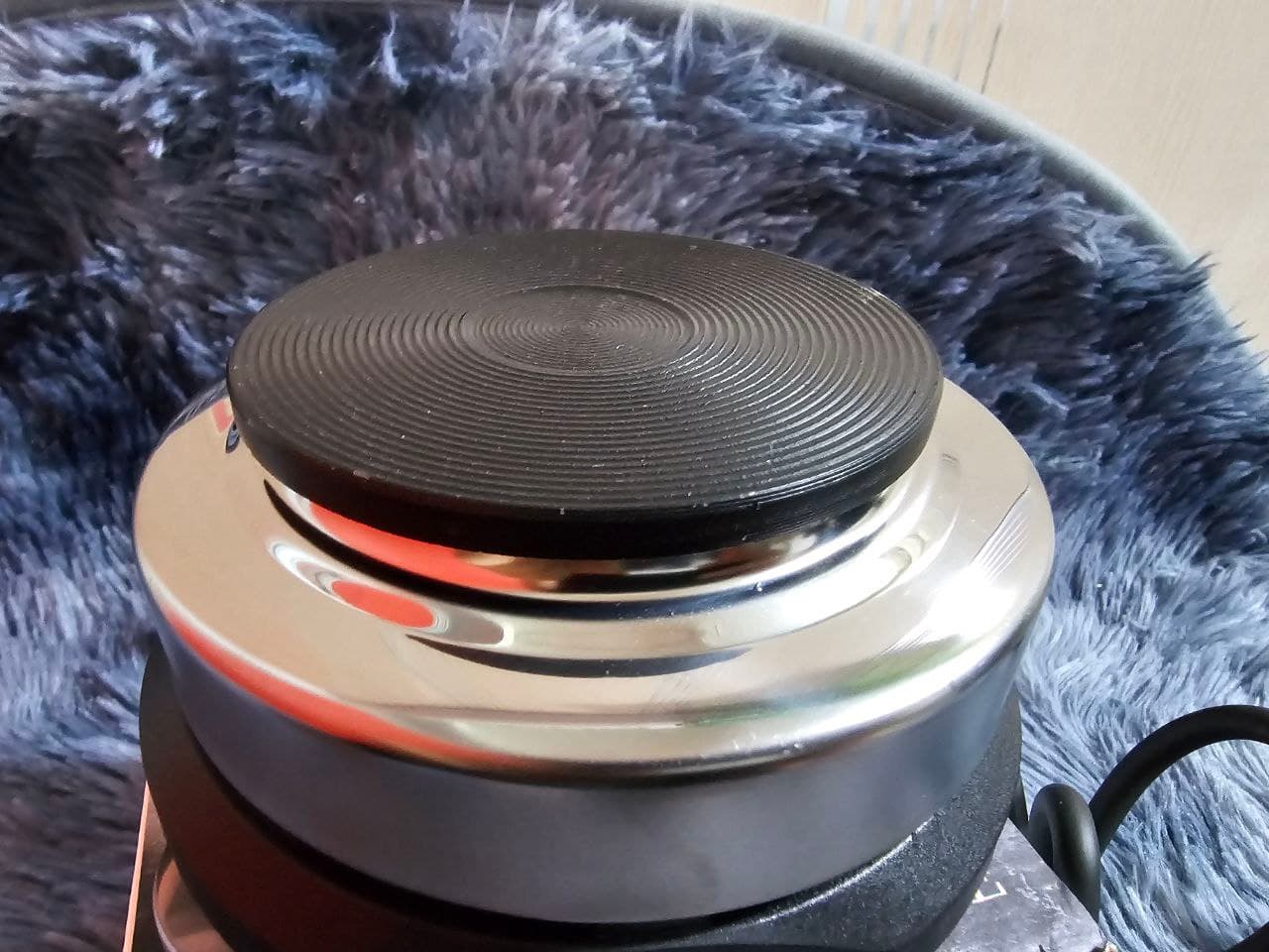 Mini Plaque Chauffante Électrique 500w - موقد كهربائي صغير محمول 500 واط — صورة حقيقية 7