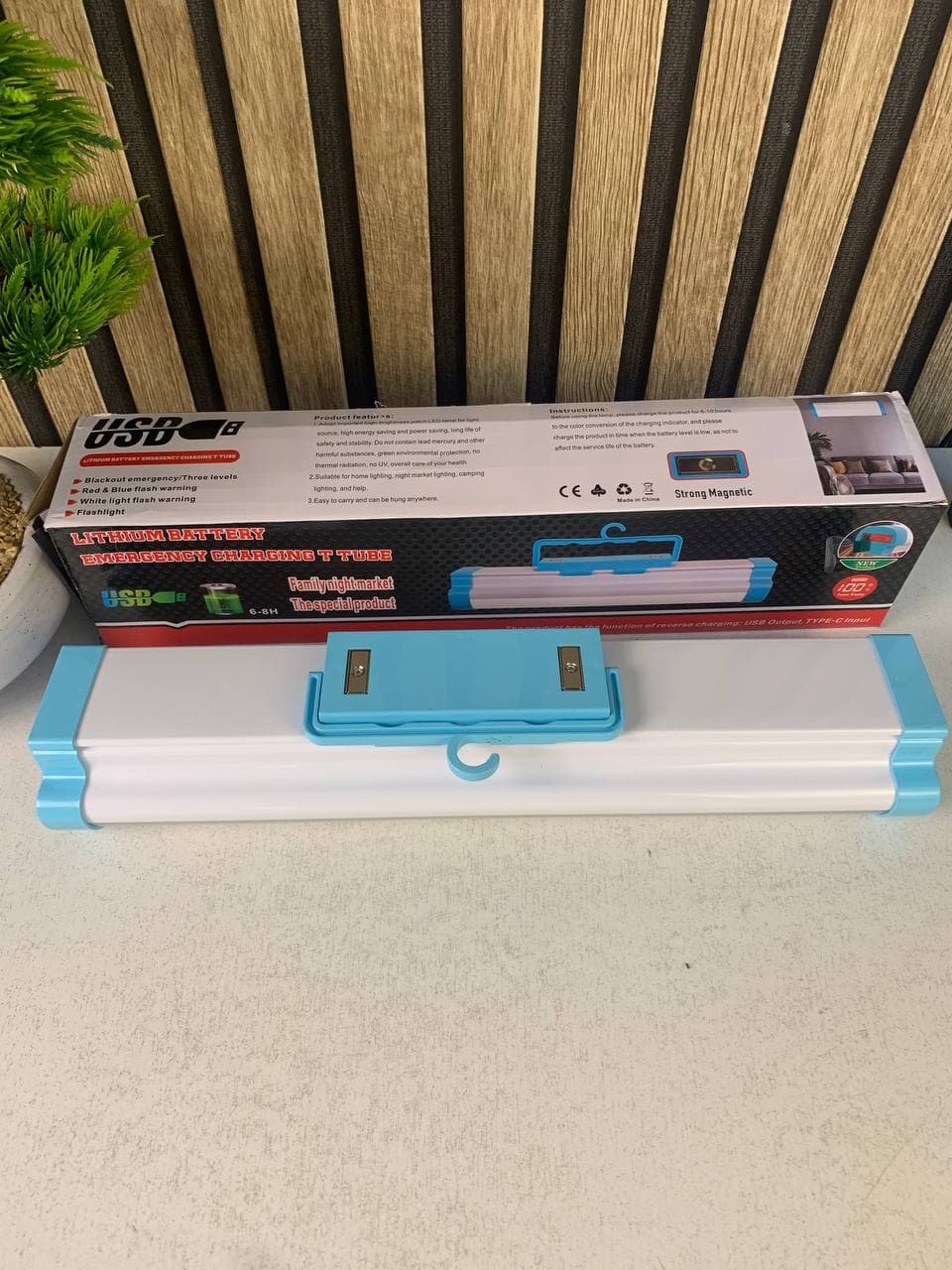 مصباح تخييم مغناطيسي | Lanterne 5-en-1 Power Bank | GM 6000mAh — صورة حقيقية 8