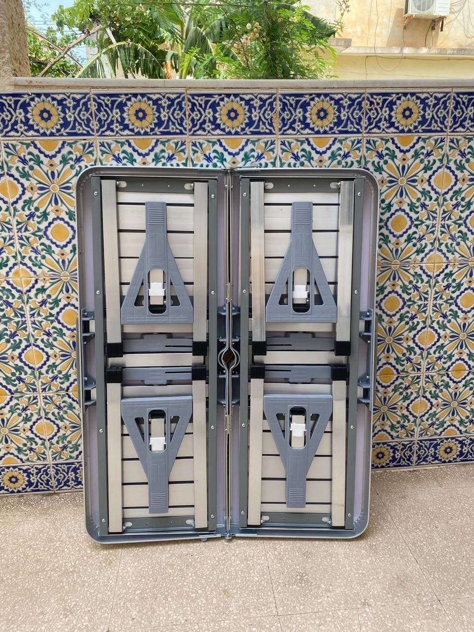 Table Aluminium Pliante 4 Places , Extérieure et Camping — صورة حقيقية 13