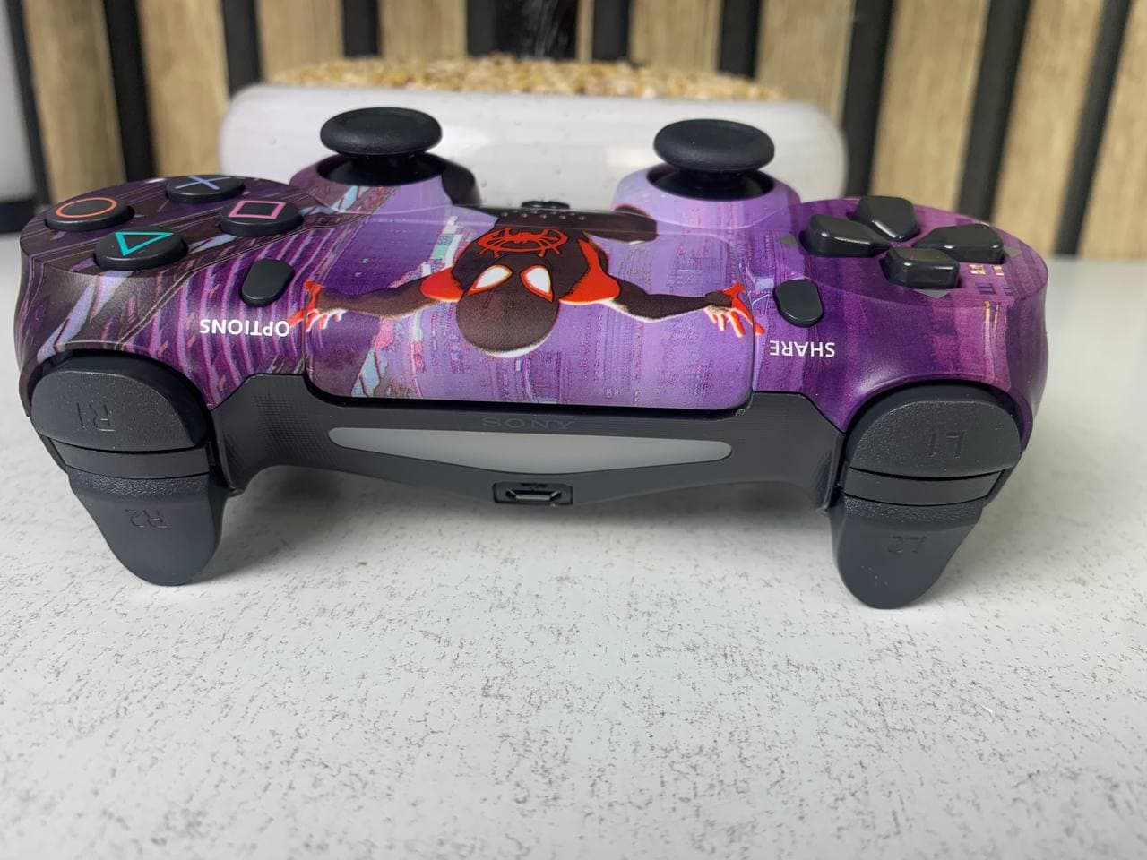 يد تحكم لاسلكية PS4 | SONY DualShock High Copy | Edition Spider — صورة حقيقية 7