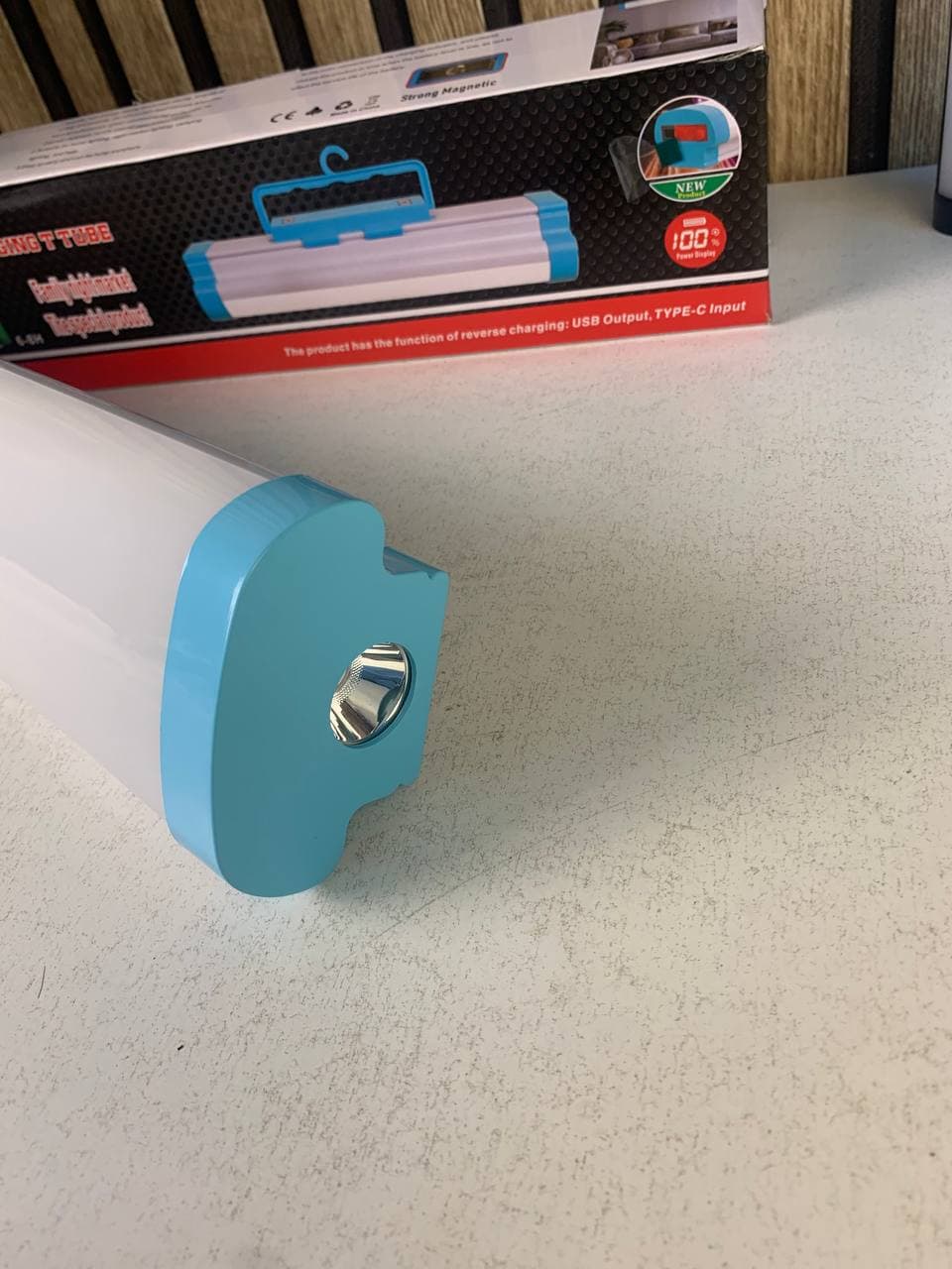مصباح تخييم مغناطيسي | Lanterne 5-en-1 Power Bank | GM 6000mAh — صورة حقيقية 9