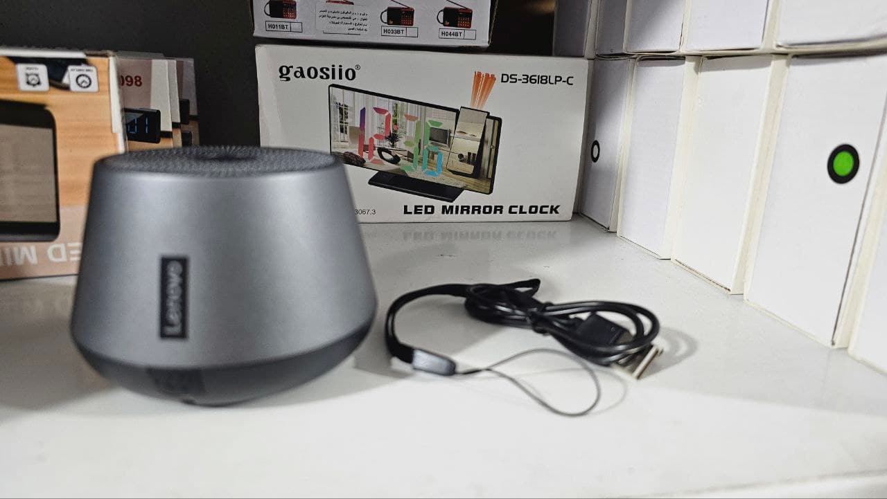 Lenovo K3 Pro -Mini haut-parleur sans fil BT 5.0, portable, son stéréo HiFi, caisson de basses avec microphone, lecteur de musique, extérieur, — صورة حقيقية 2