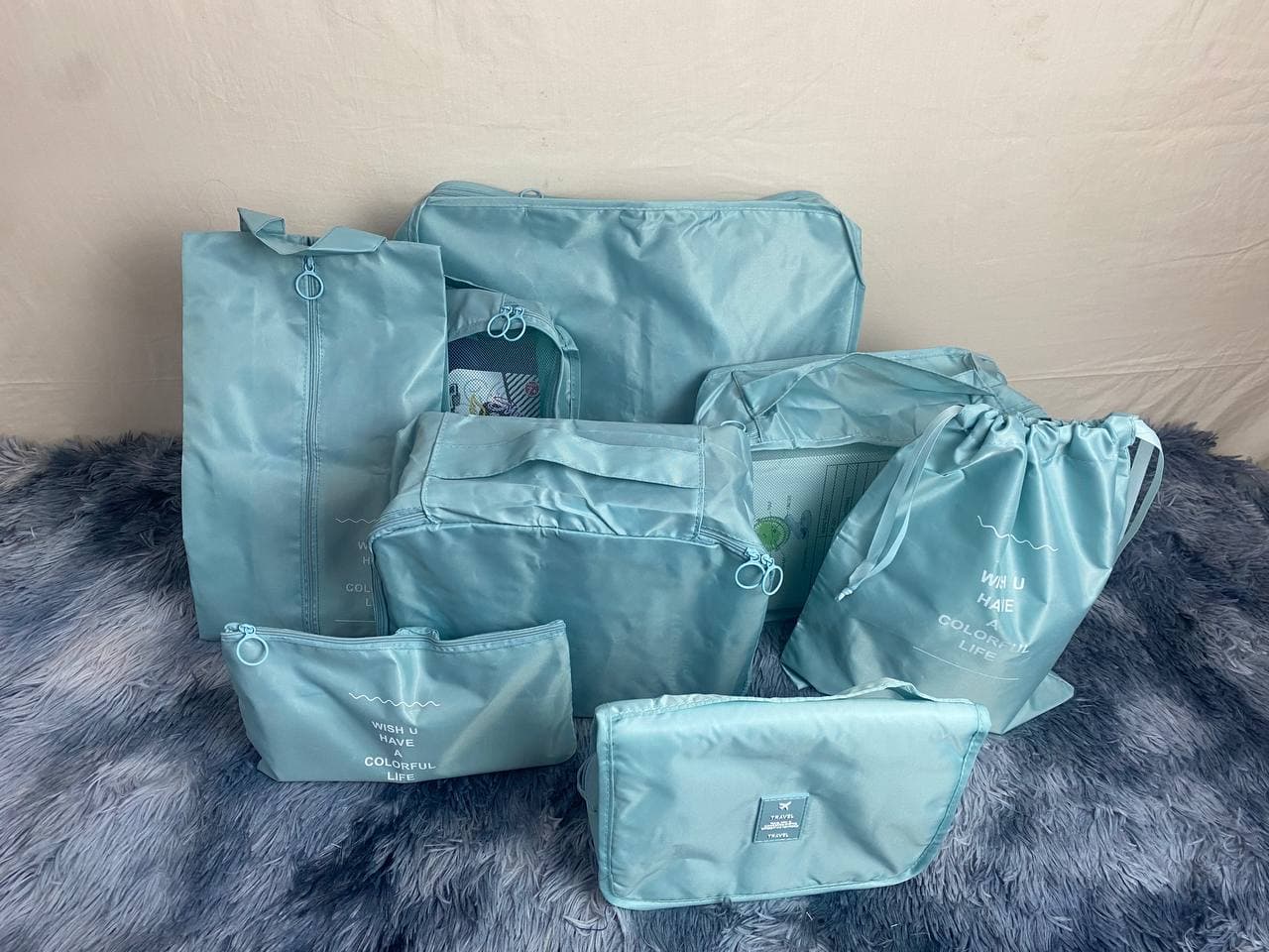 Organisateur Valise 8pcs Sac Rangement et Les Essentiels du Voyage — صورة حقيقية 9