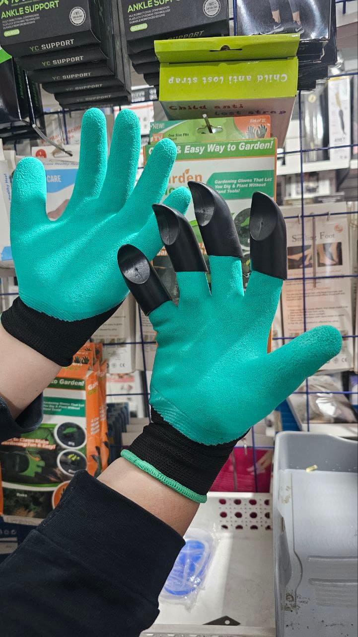 Gants de jardinage avec griffes — صورة حقيقية 8