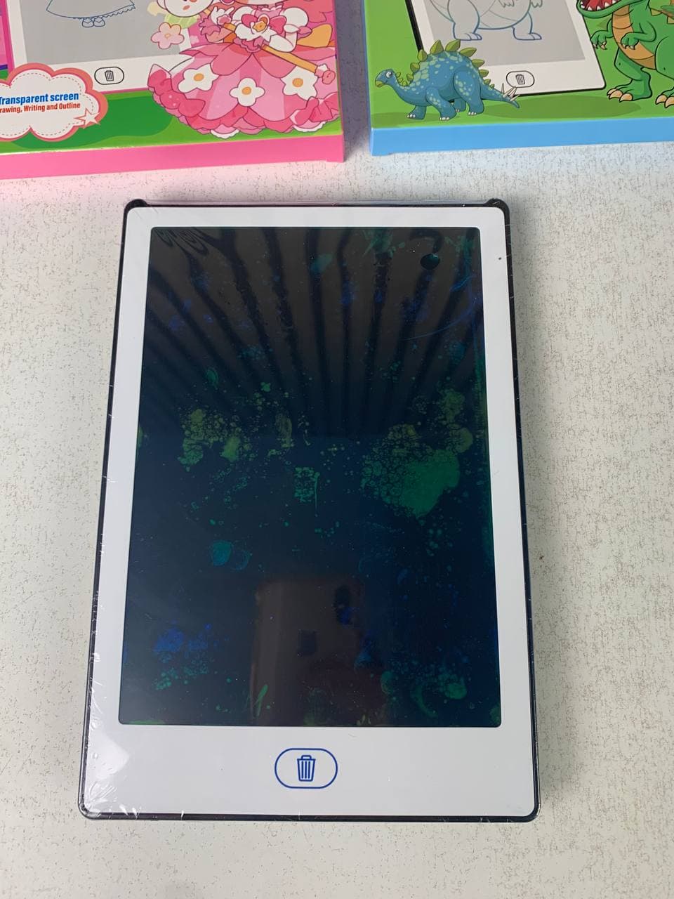 لوحة رسم تعليمية للأطفال | Tablette LCD Magique | 20 قوالب رسم — صورة حقيقية 8
