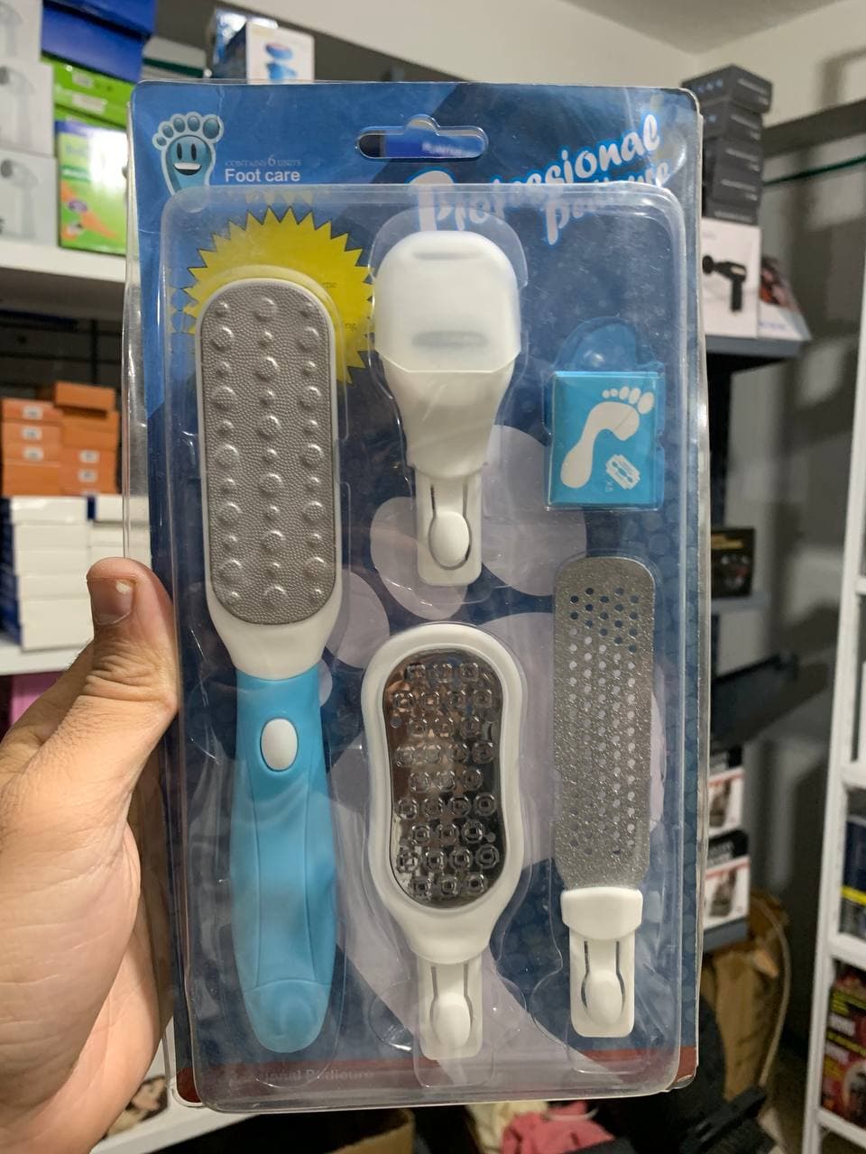 Kit de 5 Pcs Râpe de pédicure professionnelle — صورة حقيقية 6