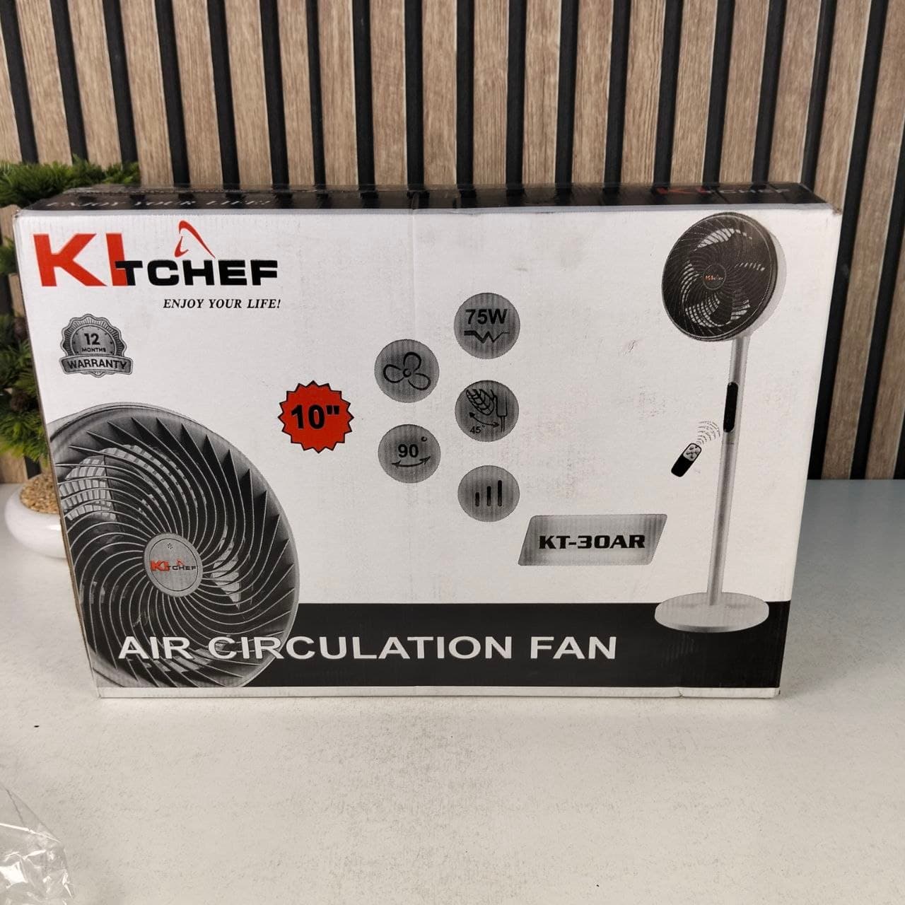 Ventilateur sur Pied Silencieux avec Télécommande et Hauteur Réglable - مروحة عمودية صامتة مع ريموت كنترول - Électronique - صورة حقيقية 7