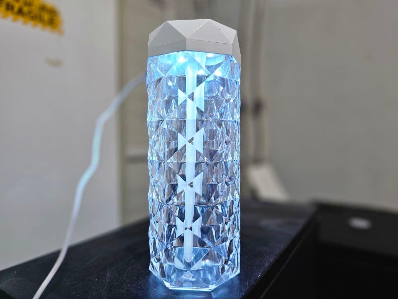 Lampe en cristal avec humidificateur d’air, diffuseur d’arôme, USB 900ml — صورة حقيقية 14