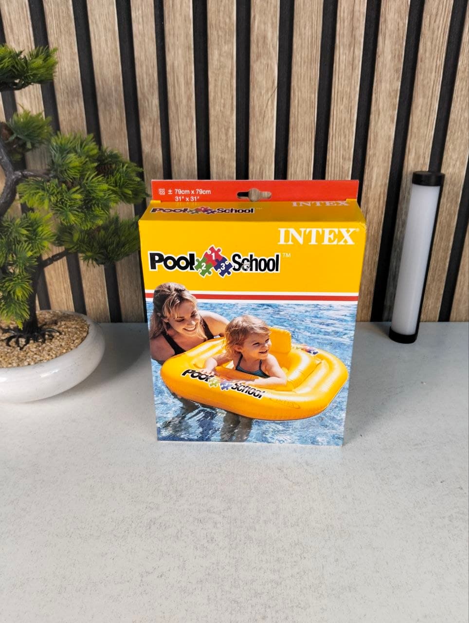 Bouée Culotte Gonflable Intex Pool School pour Bébé 56587EU - عوامة المقعد المربعة المنفوخة للأطفال من إنتكس - Vacance & Loisir - صورة حقيقية 7