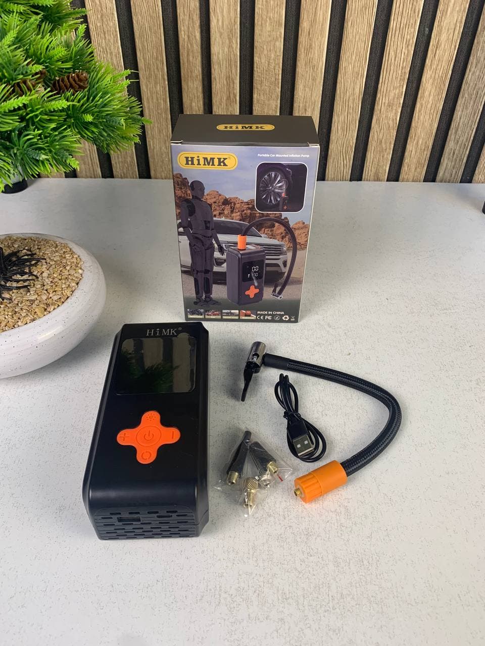 Gonfleur de pneus portable sans fil arrêt automatique MK-330 - جهاز ضغط العجلات محمول - Accessoires Auto/Moto - صورة حقيقية 9