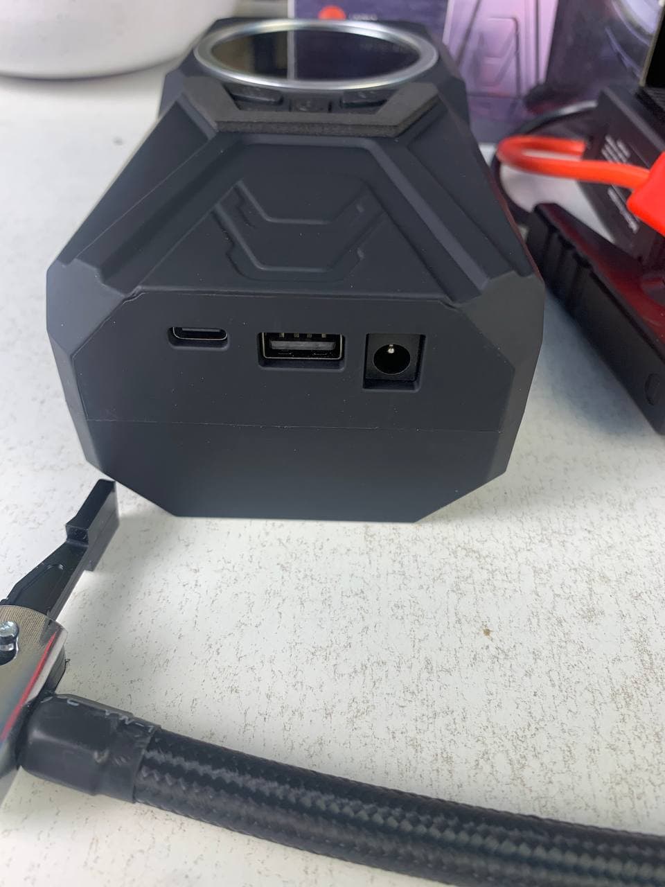مضخة إطارات لاسلكية | Compresseur d'Air Portable | 4500mAh 150PSI — صورة حقيقية 10