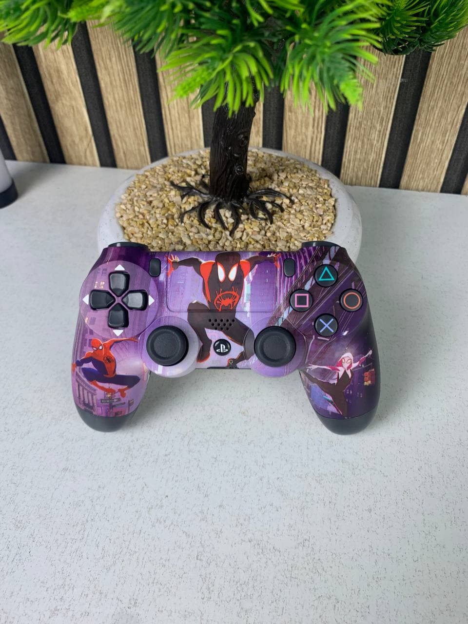 يد تحكم لاسلكية PS4 | SONY DualShock High Copy | Edition Spider — صورة حقيقية 3