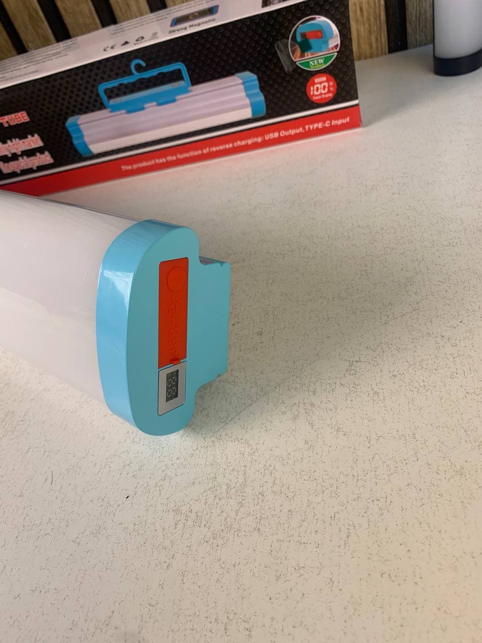 مصباح تخييم مغناطيسي | Lanterne 5-en-1 Power Bank | GM 6000mAh — صورة حقيقية 10