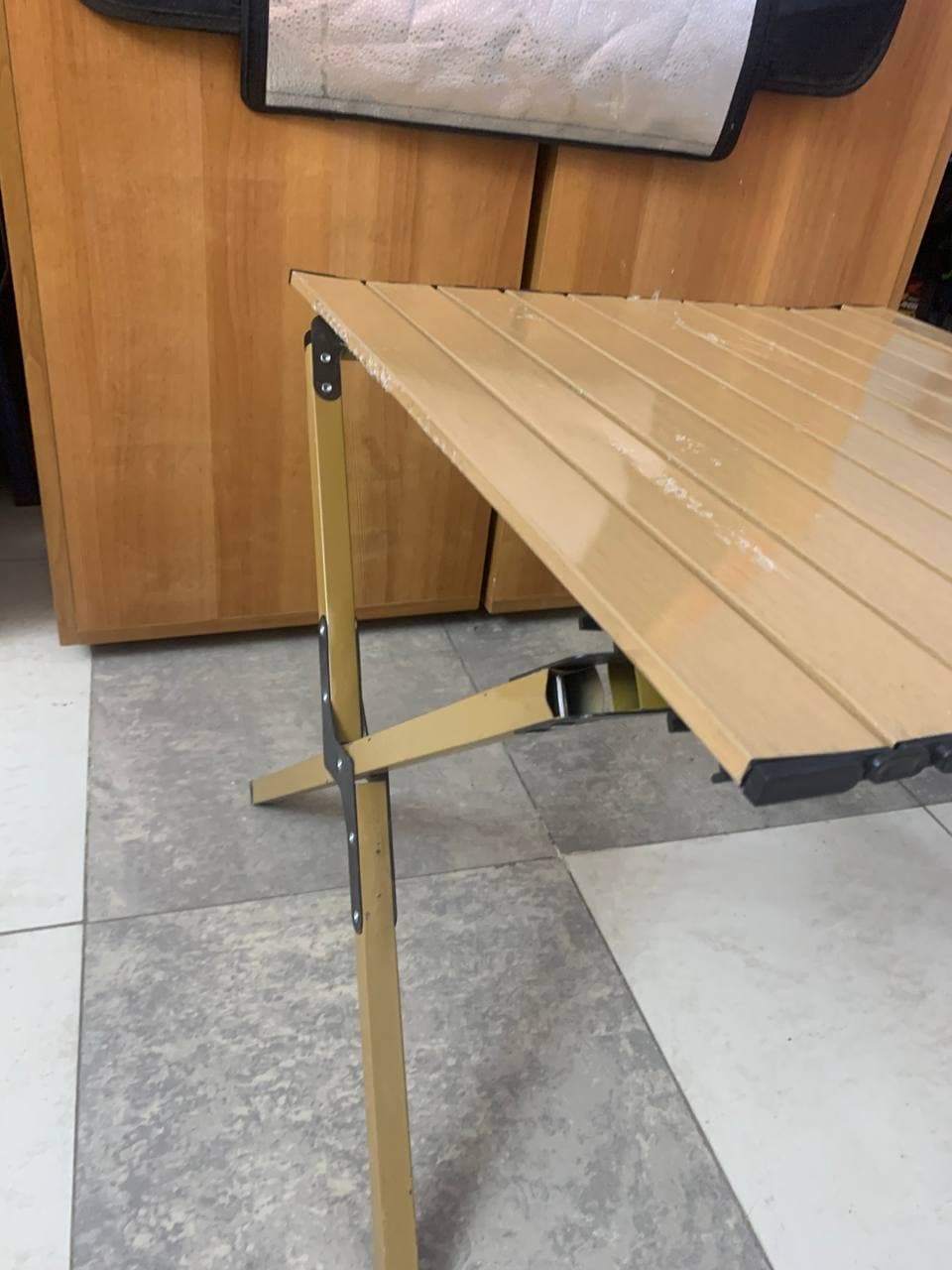 طاولة تخييم قابلة للطي | Table Pique-Nique Aluminium | للنزهات | 60cm — صورة حقيقية 9
