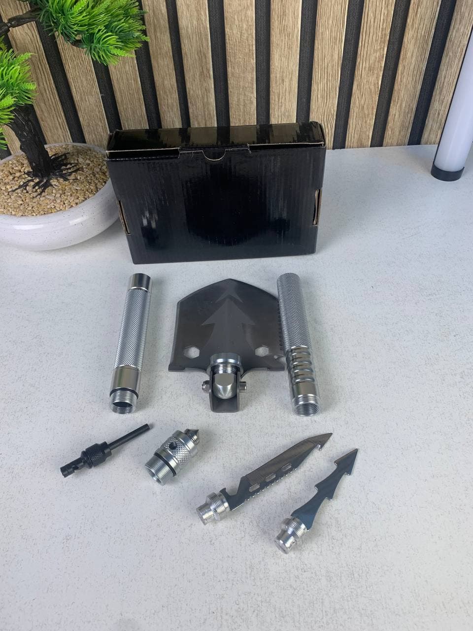 Pelle de Camping Pliable de Haute Qualité Multifonctionnelle - مجرفة التخييم والمهمات الشاقة القابلة للطي (3 وضعيات) - Camping et Randonnée - صورة حقيقية 9
