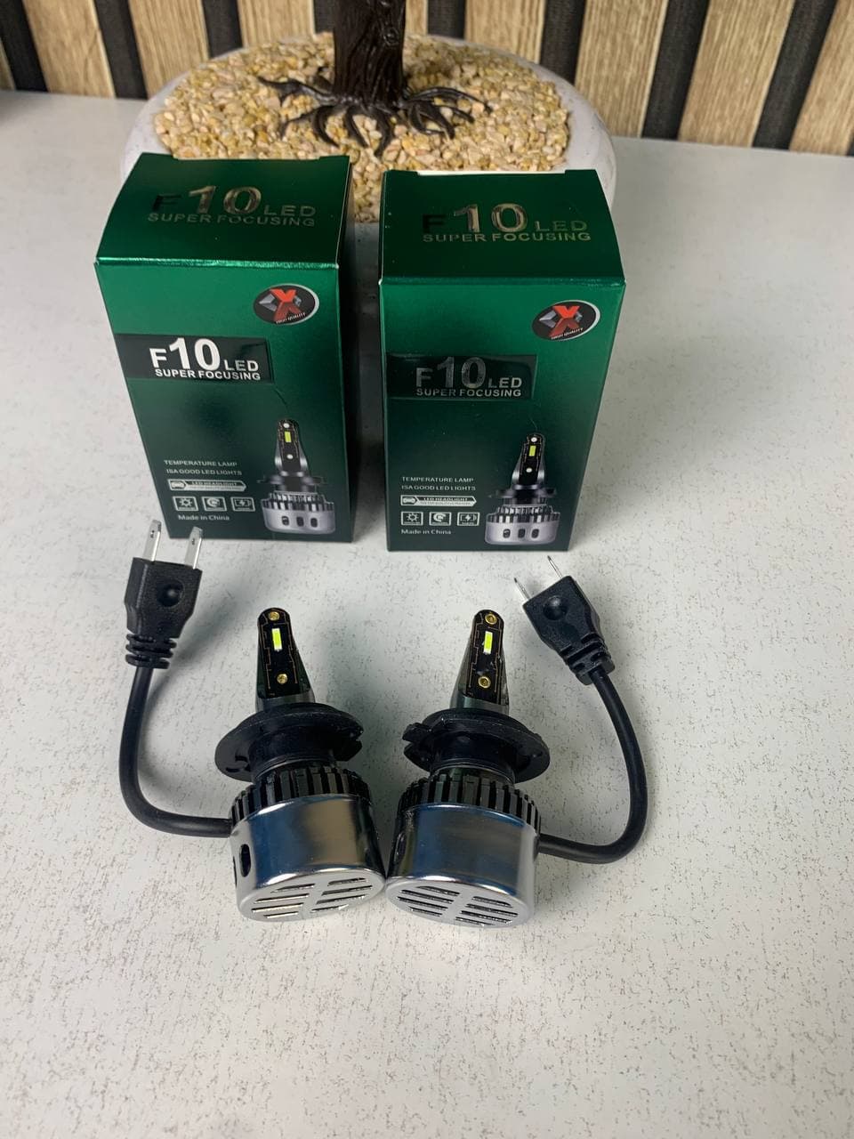 مصابيح أمامية للسيارة | Kit Phare H7 F10 LED | 6500K Super Blanc — صورة حقيقية 10