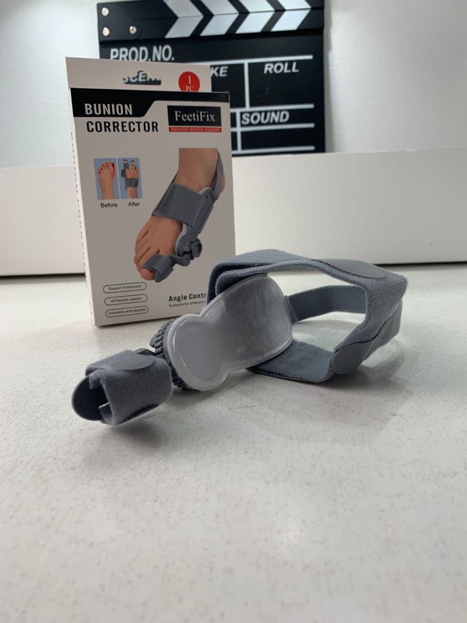 Correcteur Hallux Valgus pour Femme et Homme avec Molette Réglable – مصحح وضعية القدم — صورة حقيقية 9