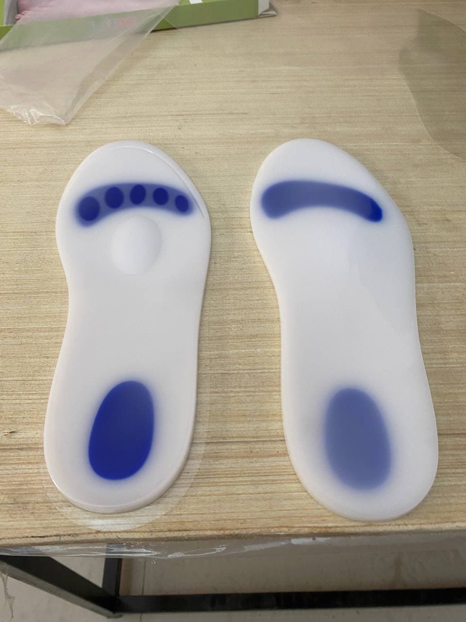 Paire de semelles en silicone souple coussinet complet pour les pieds — صورة حقيقية 9