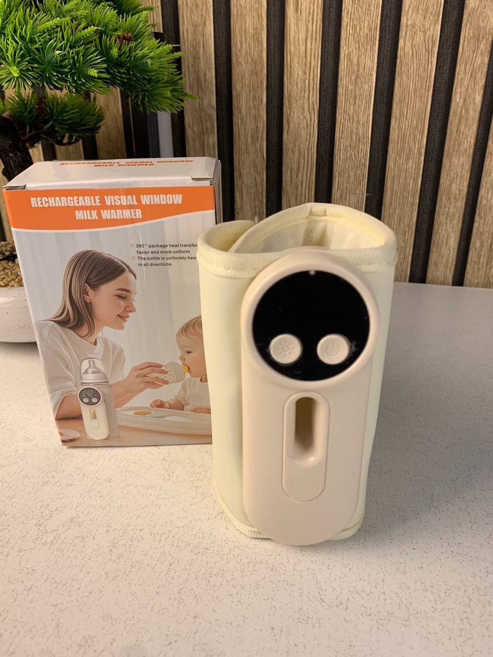 سخان قارورة حليب | Chauffe-biberon USB Rechargeable | عرض درجة الحرارة — صورة حقيقية 12