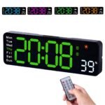 Horloge Numérique Murale avec Affichage de la Température 6656 – ساعة رقمية للحائط و المكتب