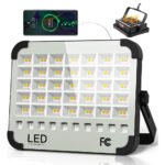 Lampe Solaire Rechargeable LED 300 W Portable et Magnétique 26000LM – مصباح محمول قابل للشحن بالطاقة الشمسية