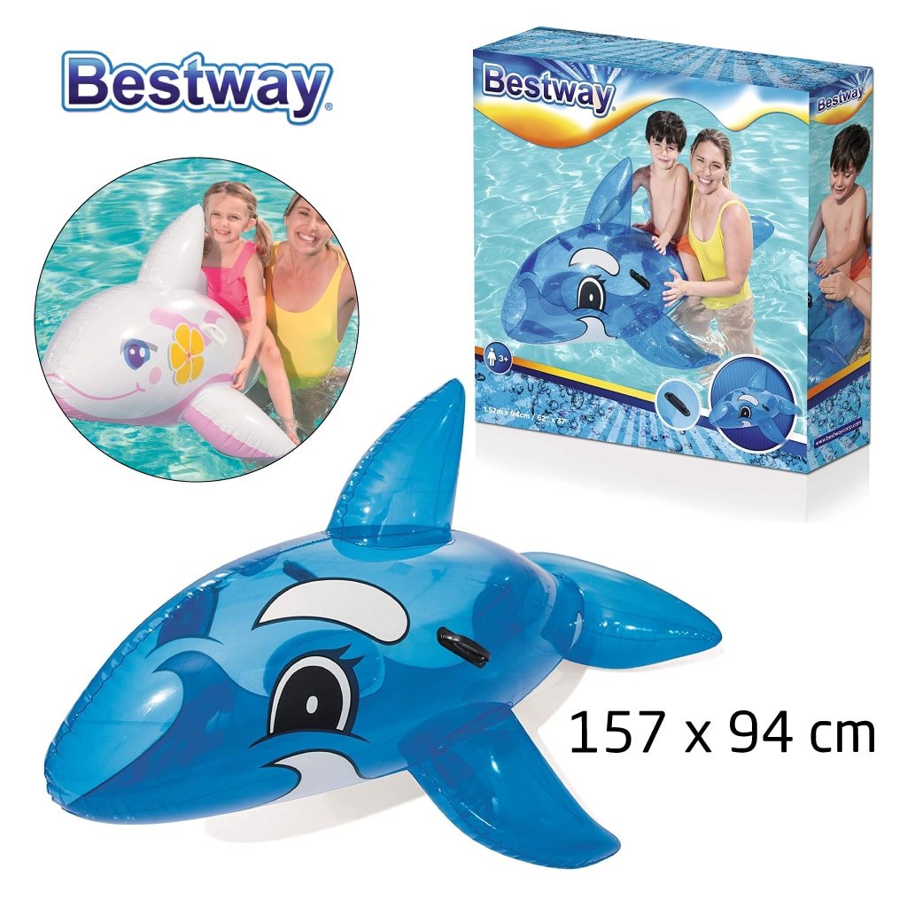 Bestway-Boue-dauphin-41037-10.jpg Bouée Dauphin Gonflable Pour Enfants 157 x 94cm Bestway #41037 - الصورة 1