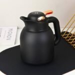 Pichet isotherme , avec bac à thé divisé et couvercle d’affichage de la température en acier inoxydable 304 1100 ml