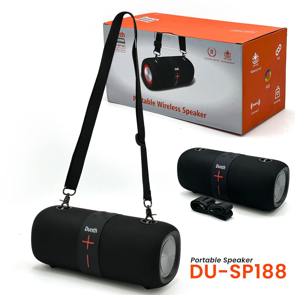 DU-SP188-cnc-1-2.jpg Haut-Parleur Bluetooth DUNTH DU-SP188 (1500W) – مكبر صوت محمول - الصورة 1