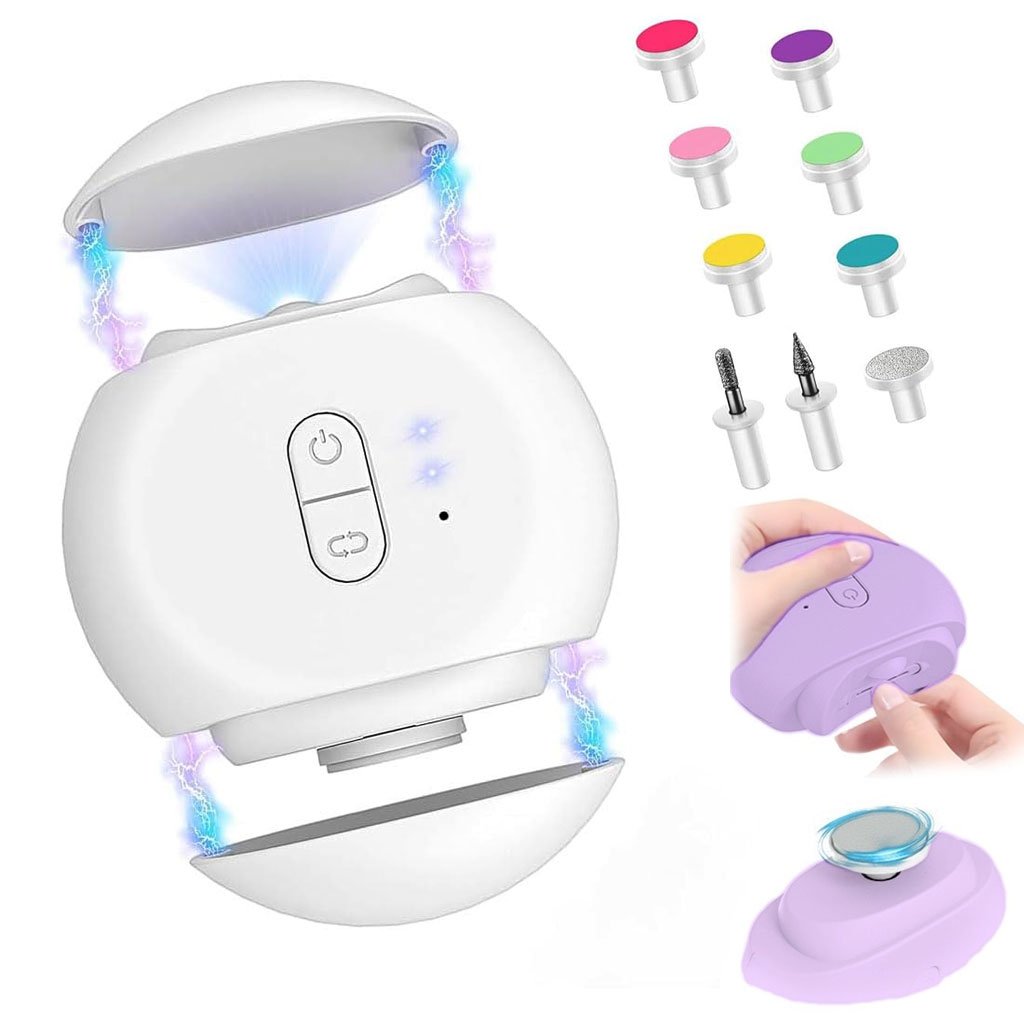 Electric-nail-cliper-cnc-3.jpg Coupe-ongles et lime à ongles électriques avec 9 têtes – جهاز قص الأظافر - الصورة 1