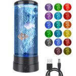 Lumière D’Ambiance Ocean Fish, Veilleuse Décoration Bureau Table