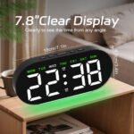 Réveil numérique LED avec éclairage d’ambiance GH9003 – منبه رقمي ذكي