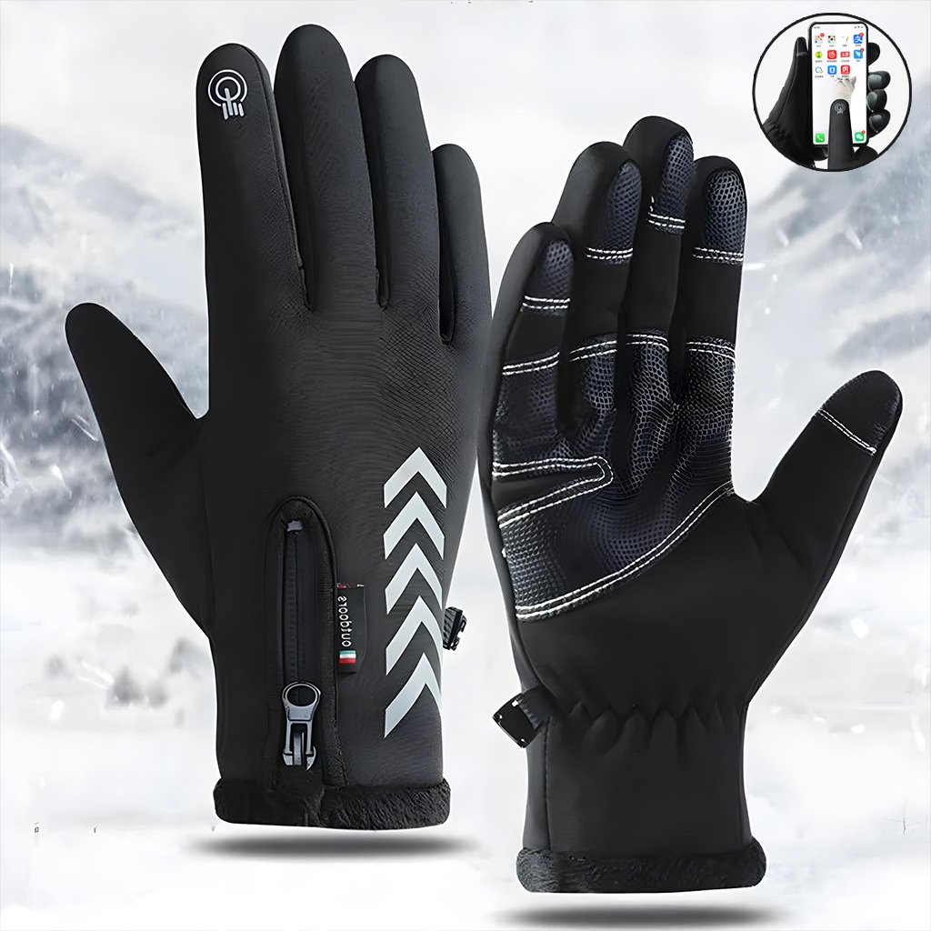 Gant-Thermique-cnc-5.jpg Gants Thermiques Chaudes Hivernaux Cataphote Unisexe Screen Touch - الصورة 1