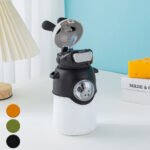 Bouteille Thermos en Acier Inoxydable 500 ml avec Paille, Motif Lapin pour Enfants