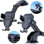 Support de Téléphone Solide pour Voiture Rotatif à 360° – حامل هاتف للسيارة دوار 360 درجة