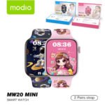 Smartwatch Modio MW20 Mini pour filles et garçons avec 2 bracelets – ساعة ذكية للأطفال