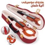 Boîte à Musique Vintage avec Déesse Rotative et Mécanisme de Violon – صندوق موسيقى مع آلية كمان