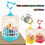 Cage à oiseaux Jouet éducatif d'enregistrement vocal avec de la musique et de la lumière - لعبة قفص عصافير لطيفة تعليمية للتسجيل صوتي مع الموسيقى والضوء