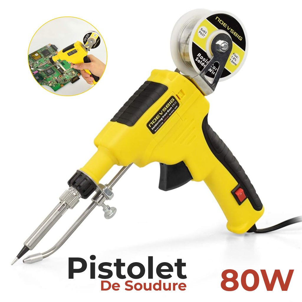 Pistolet-80w-cnc-2.jpg Pistolet à Souder Automatique 80 W avec Chauffage en Céramique – مسدس تلحيم - الصورة 1