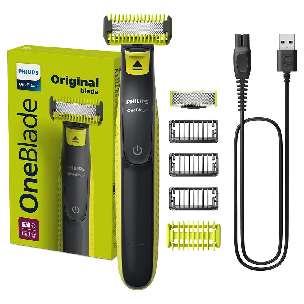 QP2824-10-CNC-2.jpg Philips OneBlade QP2824/10 Tondeuse Rechargeable Original – ماكينة حلاقة أصلية للرجال - الصورة 1