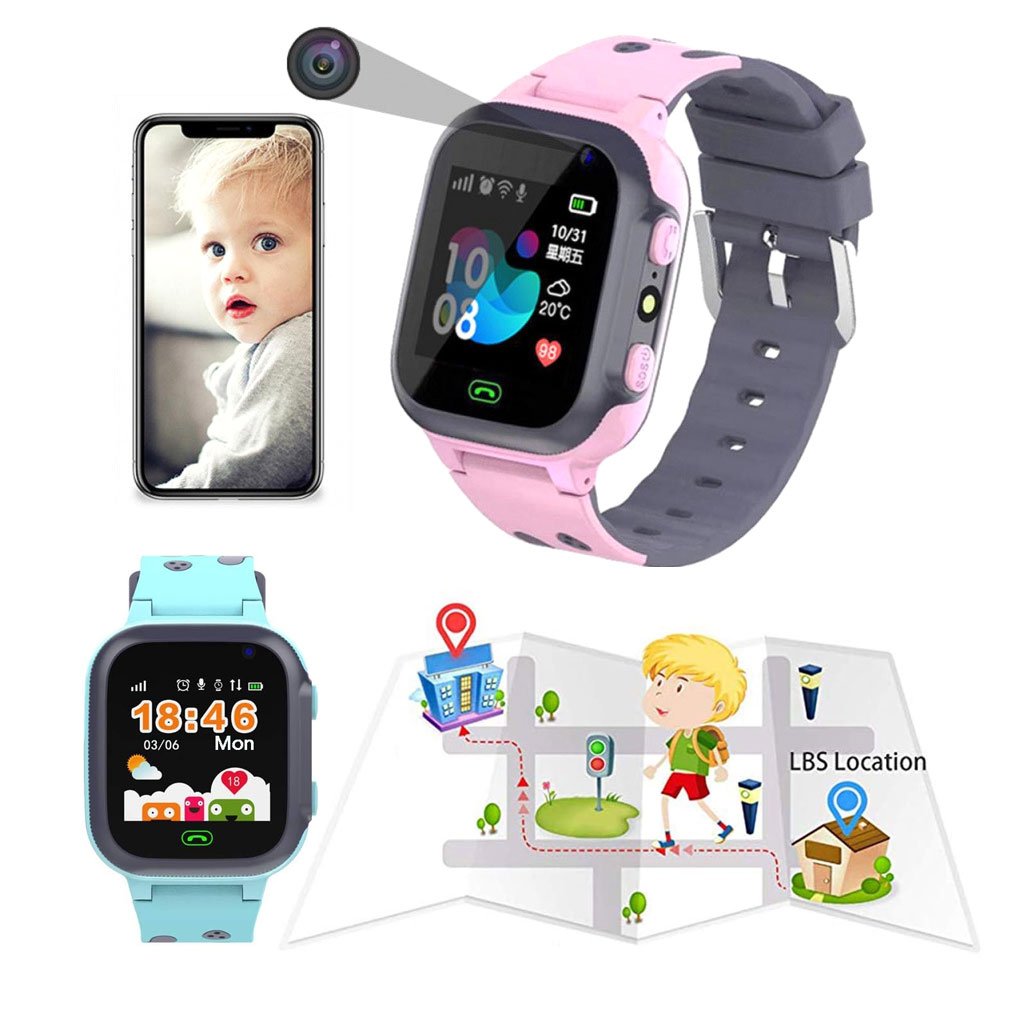 Qualev-cnc-1.jpg Montre intelligente pour enfants avec fonction d’appel d’urgence SOS et camera – ساعة ذكية للأطفال - الصورة 1